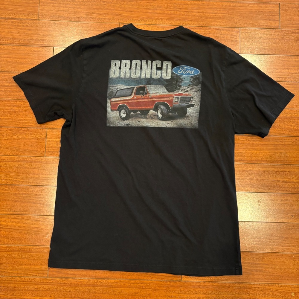 Garage Goth Normcore Sleaze American Eagle Ford Bronco Graphic Tee vtg car core